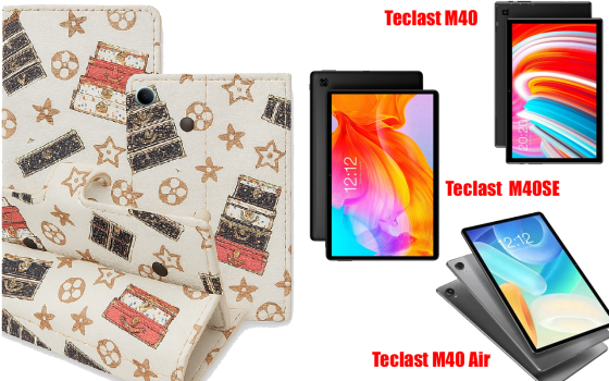 Книга-трансформер для планшета Teclast M40, M40Se, M40 Air, цвет Black Lyi White Киев