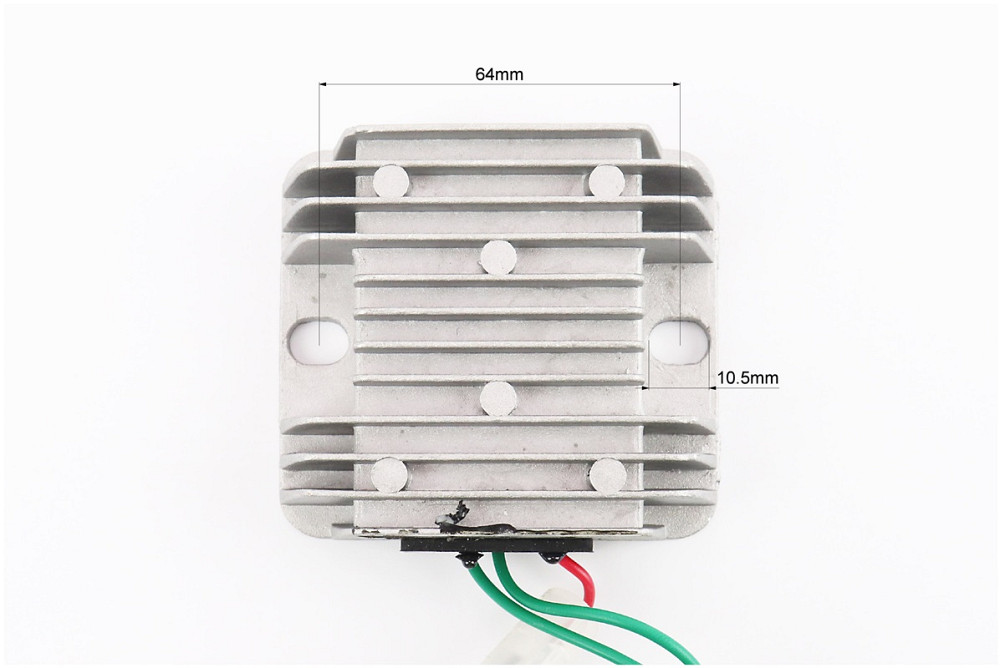 Регулятор напруги 178F/186F, 70x78mm, із запобіжником Київ - фото 2