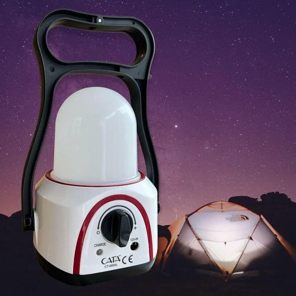 Багатофункціональний кемпінговий ліхтар із зручною ручкою Cata CT-9950 з акумулятором та зарядкою від мережі 220В Кам'янець-Подільський - фото 5