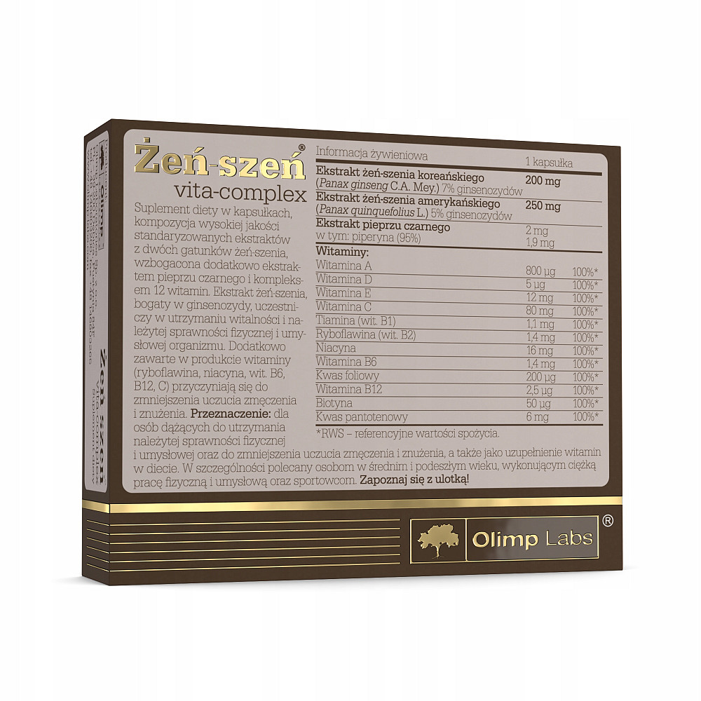 Женьшень OLIMP Ginseng vita-complex 30 caps Луцк - изображение 2