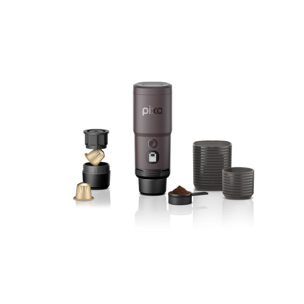 Портативна електрична еспресо-кавоварка Wacaco Pixapresso для меленої кави та капсул, червона Київ - фото 8