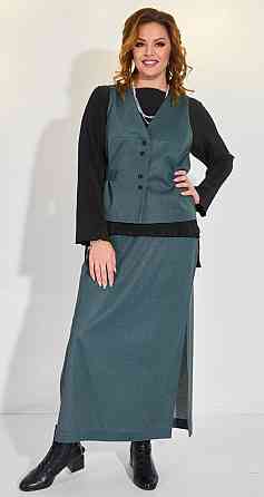 Костюм-трійка зі спідницею (48) Київ