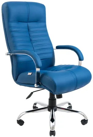 Офісне Крісло Керівника Richman Orion Fly 2227 Хром М2 AnyFix Синій Київ