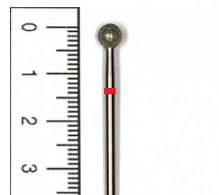 Насадка на фрезер алмазная большая сферическая шарик Киев