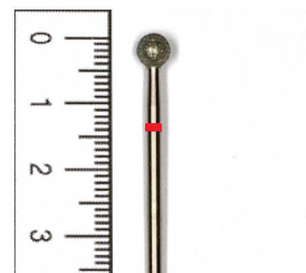 Насадка на фреску алмазна велика сферична кулька Київ - фото 1