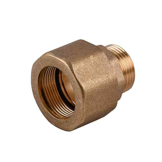 З'єднання зажимне пряме для труби Ø28мм 3/4″З латунне LS442S OPTIMUM Киев