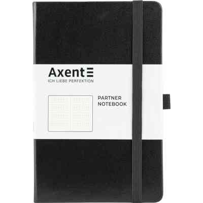 Книга записна Axent Partner, 125x195 мм, 96 аркушів, крапка, чорна (8306-01-A) Вінниця