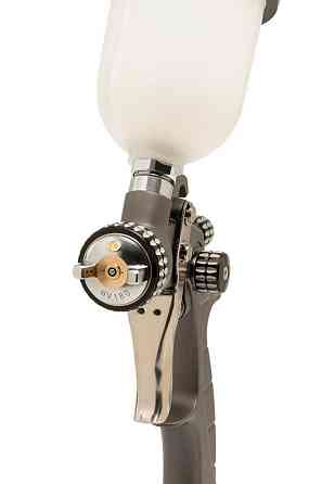 Фарбопульт пневматичний MASTERTOOL HVLP HQ MINI ВПЛБ 100 мл Ø 1,0 мм круглий/плоский факел 200 л/хв 1,5-3 бар 80-8980 Коломыя