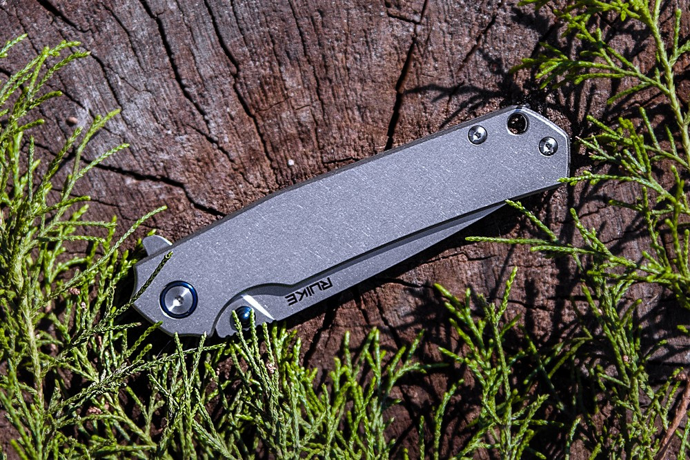 Ніж складаний туристичний Ruike P801-SF, (8.6 см) 14C28N / 3cr14n сірий Киев - изображение 9