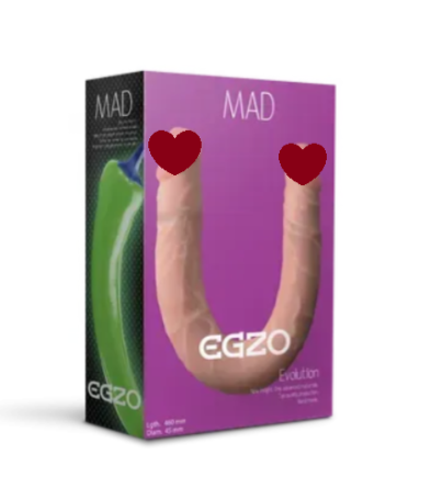Двосторонній фалоімітатор "FLEX&FIX" EGZO DL002F Sex Aura Київ