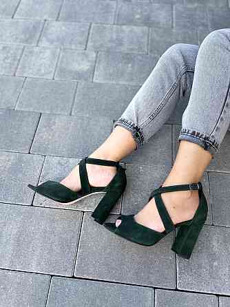 Nivelle БосонІжки жіночі NIVELLE 1815/9510-9544 зелені (літо, замша натуральна) (3696) 39р. Коломия