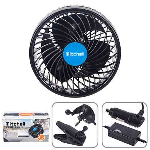 Вентилятор HX-T701E 4,5 дюйма 12V 4W з кліпсою та плавним регулюванням швидкості Харків