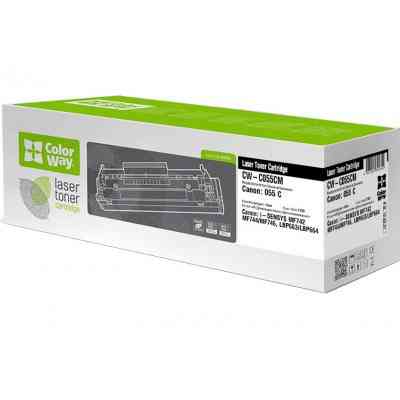 Картридж ColorWay для CANON 055C, LBP-663/664/MF-744/746 Cyan (CW-C055CM) Вінниця