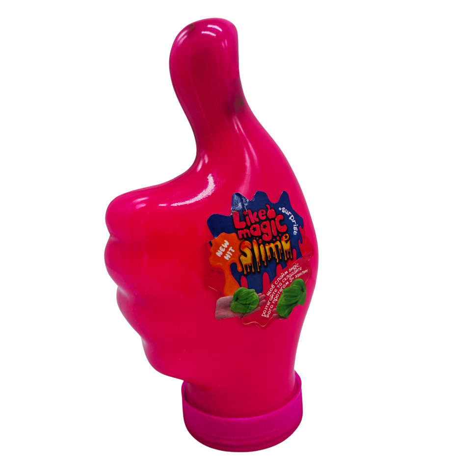 В'язка маса, слайм "LIKE Magic Slime" LMS-01-01U 300 гр Рожевий Вінниця - фото 1