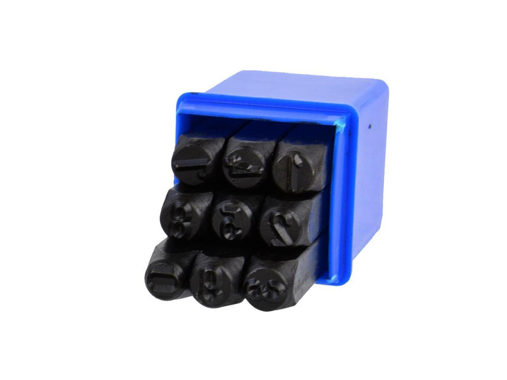 Клейма цифрові "GeKo" висотою  8 мм, комплект 9 шт. (0-9) Киев - изображение 1