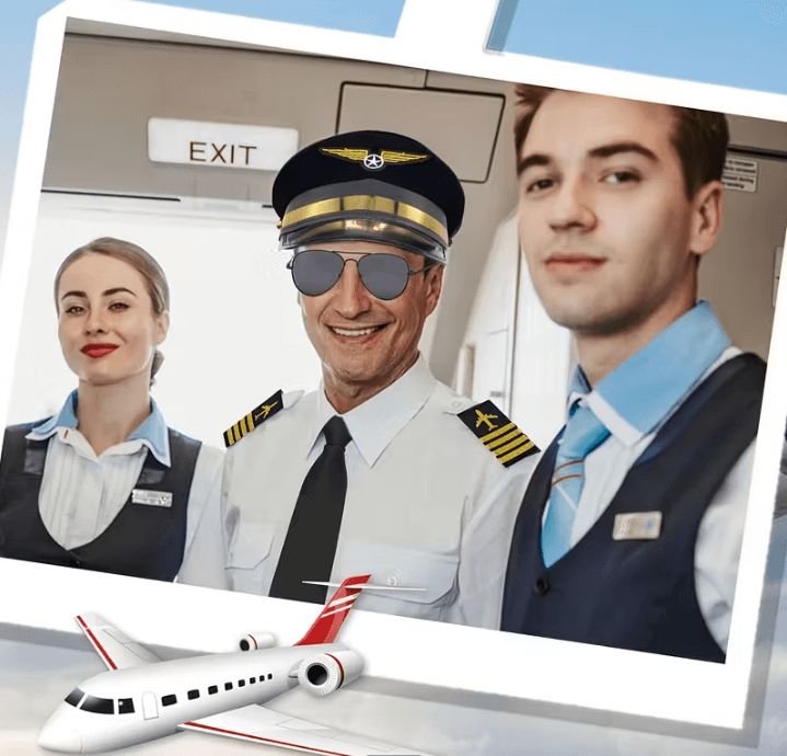 Набір-костюм Пілота, льотчика з 6 предметів, жіночий Київ - фото 7