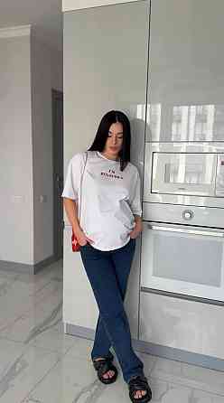 Жіноча стильна оверсайз футболка “I’M BULOCHKA” кулір Одеса