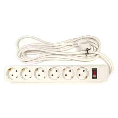 Сетевой фильтр питания PowerPlant 3 м, 6 розеток, евростандарт (JY-1057/3) (PPSA10M30S6) Винница