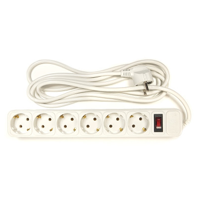 Сетевой фильтр питания PowerPlant 3 м, 6 розеток, евростандарт (JY-1057/3) (PPSA10M30S6) Винница - изображение 1