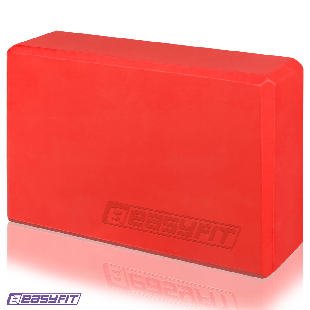 Блок для йоги EasyFit EVA Червоний Коломия - фото 1