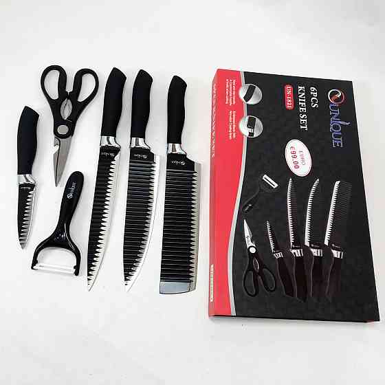 Ножі кухонні професійні UNIQUE UN-1821 6 шт, Відмінний набір ножів, Набір ножів для готування MW-67 Івано-Франківськ