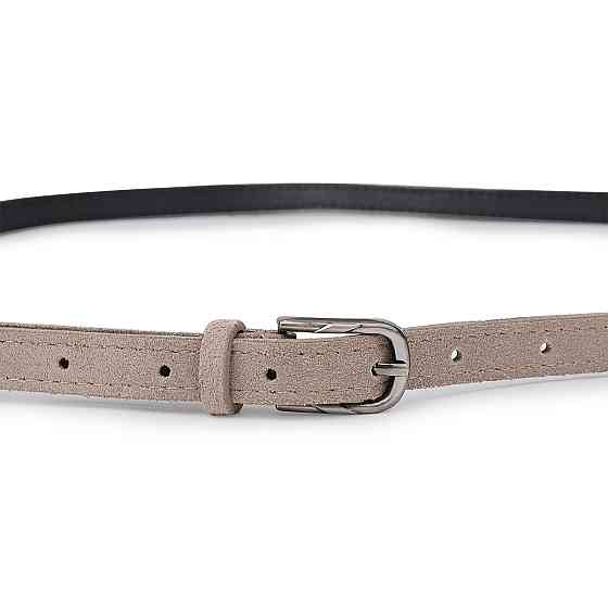 Женский замшевый ремень Vintage 20755 Серый Киев