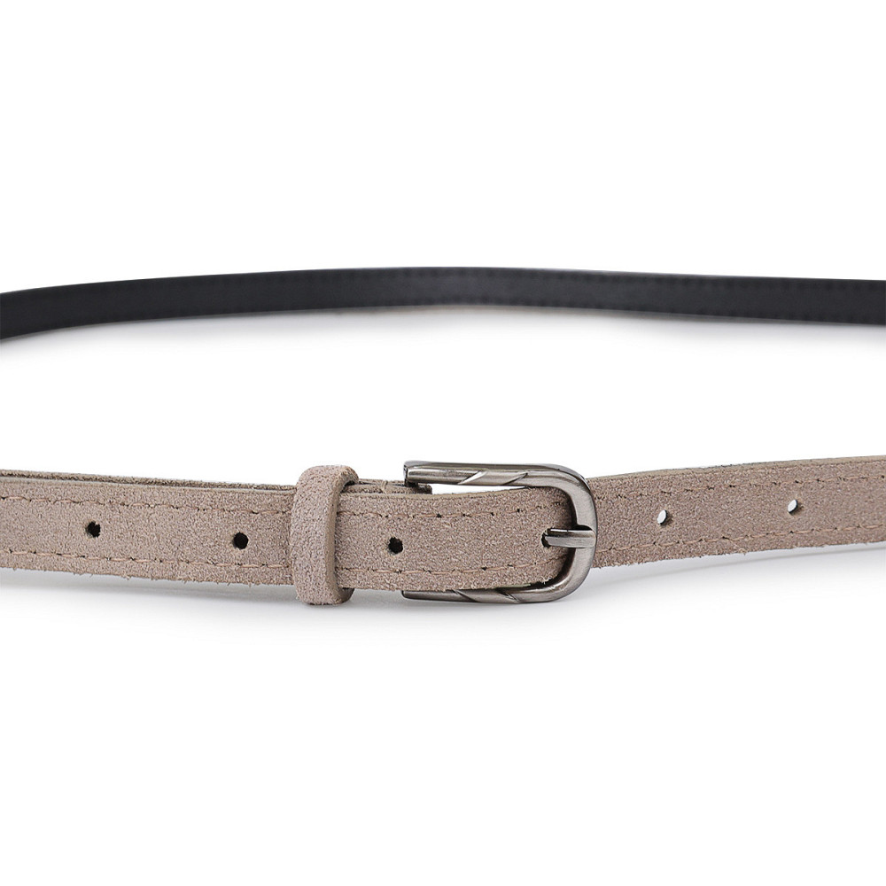 Жіночий замшевий ремінь Vintage 20755 Сірий Київ - фото 6