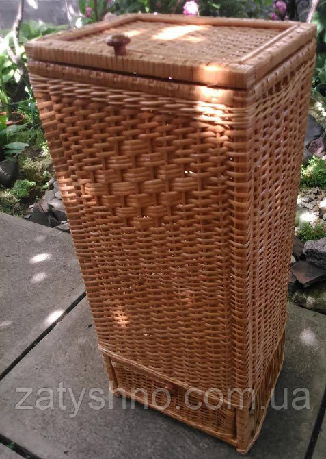 Ящик великий з шухлядою плетений натуральний Київ - фото 5