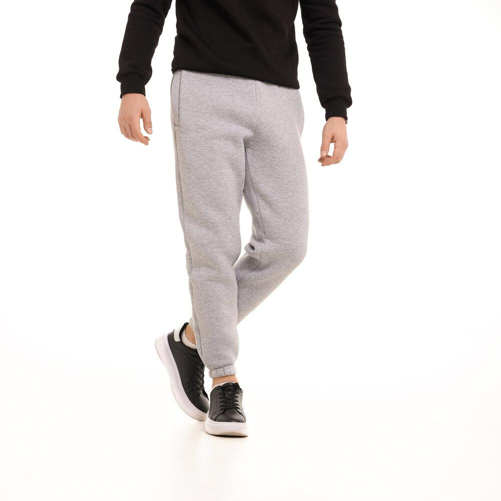 Чоловічі штани джогери з кишенями сірий меланж Pobedov 007 ЗИМА Київ - фото 6