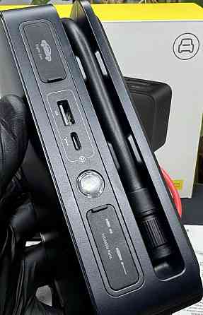 4 в 1 бустер+компресор+павербанк+ліхтар Baseus jump starter пусковий Киев