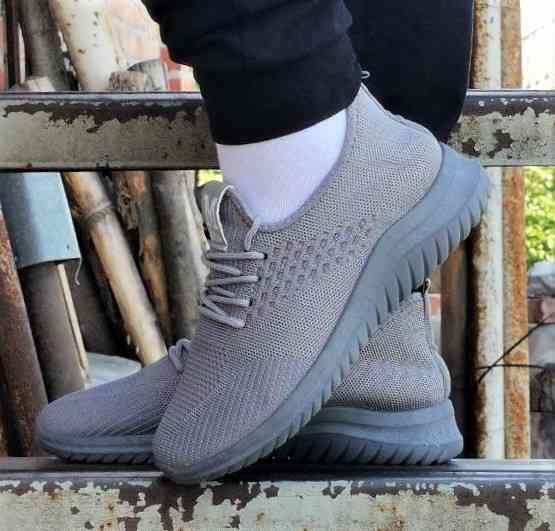 -Кроссівки Зимові Сірі Жіночі з Махом (розміри: 37,38,39,40,41) - 205 Дніпро