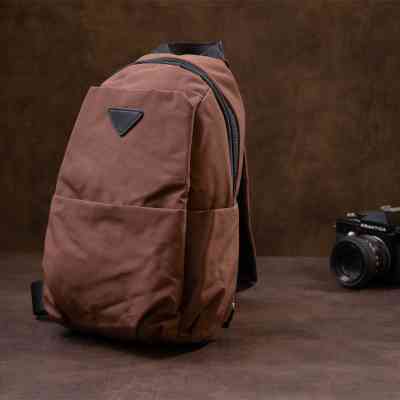 Сумка Vintage Через плече нейлон Коричнева (20634) Вінниця