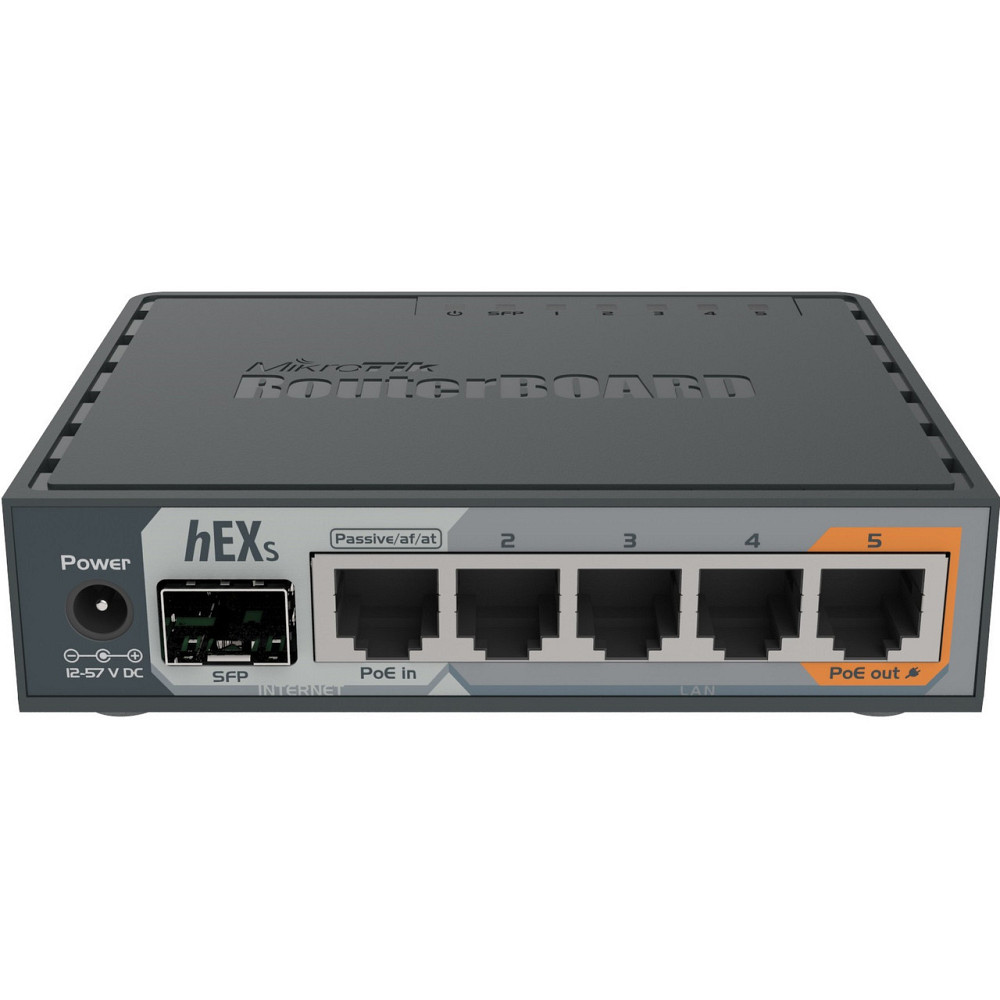 Маршрутизатор MikroTik RouterBOARD RB760iGS hEX S Black Харьков - изображение 4