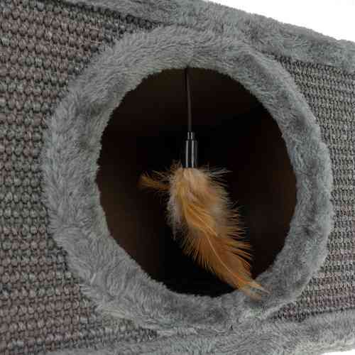 Когтеточка с лежанкой на ножках для кошек + игрушка Purlov (26215) Нововолынск