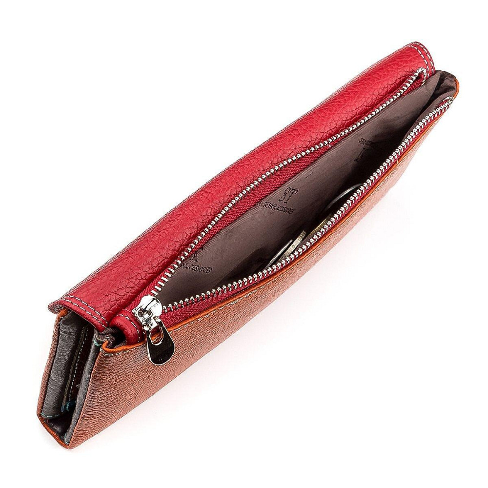 Гаманець жіночий ST Leather 18406 (SB42-2) багатофункціональний Червоний Київ - фото 17