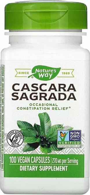 Каскара саграда Naturе's Way Cascara Sagrada 270 мг 100 капс Київ - фото 1