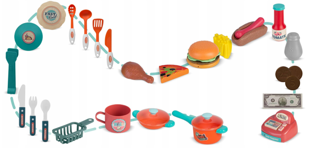 Ігрова дитяча кухня на колесах Ricokids (773000) для дітей Київ - фото 2