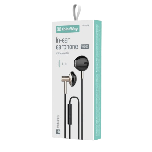 Навушники ColorWay Wired Earphone Blast 2 CW-WD02BK 3,5мм mini-jack чорний Житомир - изображение 6