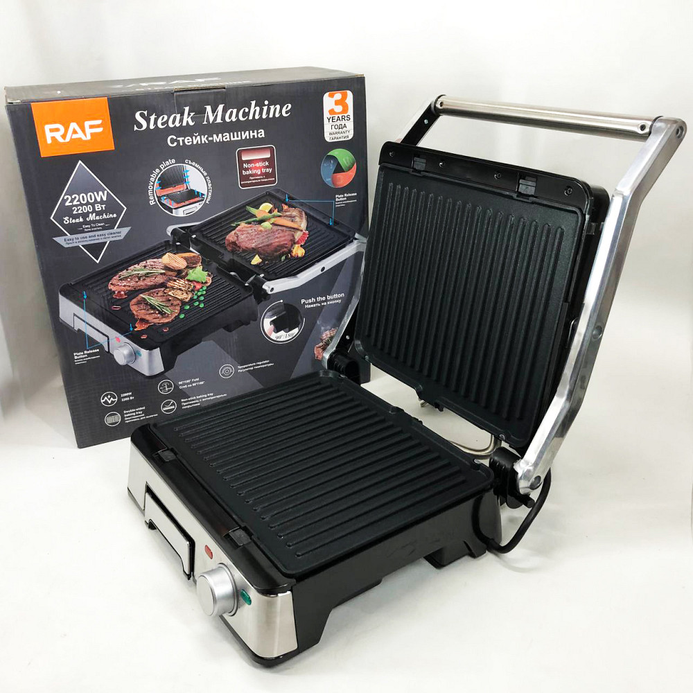 Бутербродница электрогриль, Электрический гриль для стола с прижимом, Настольный гриль для готовки PZ-41 Львов - изображение 8