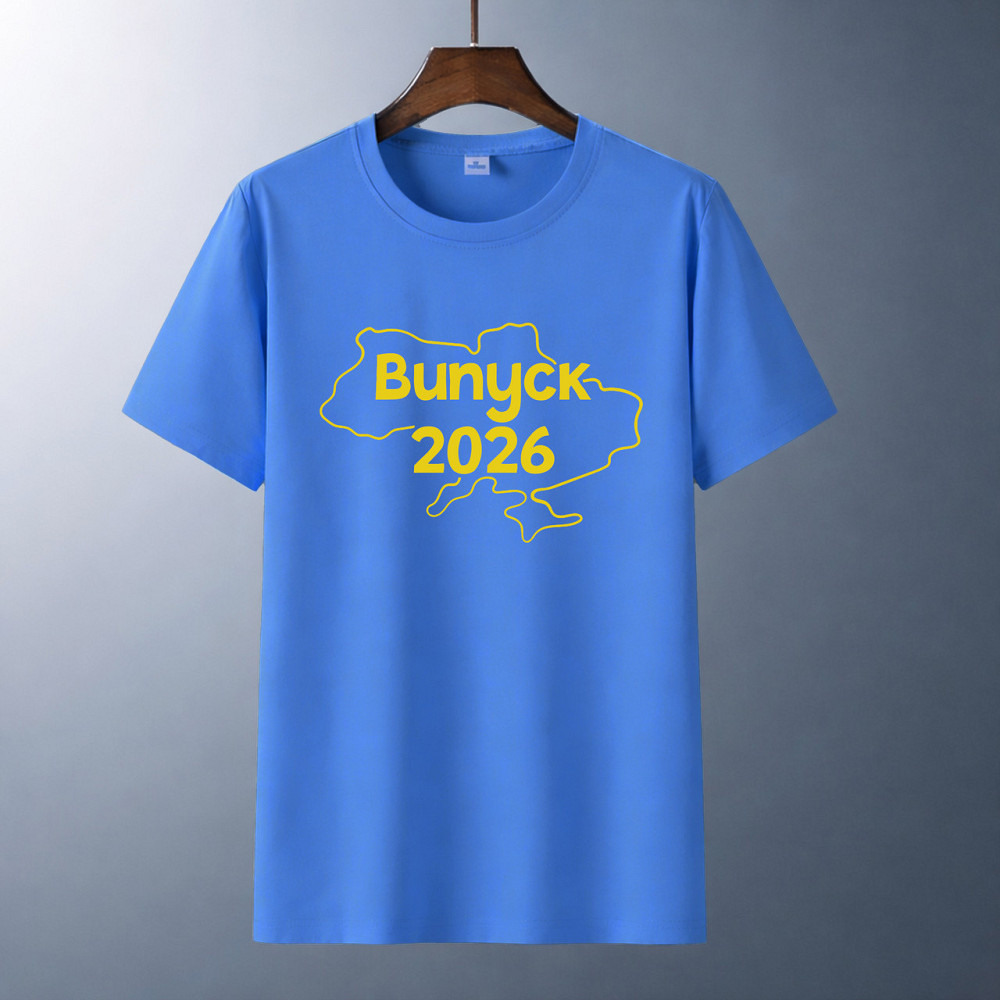Чоловіча футболка синя для випускника з принтом "Випуск 2026" Одеса - фото 1