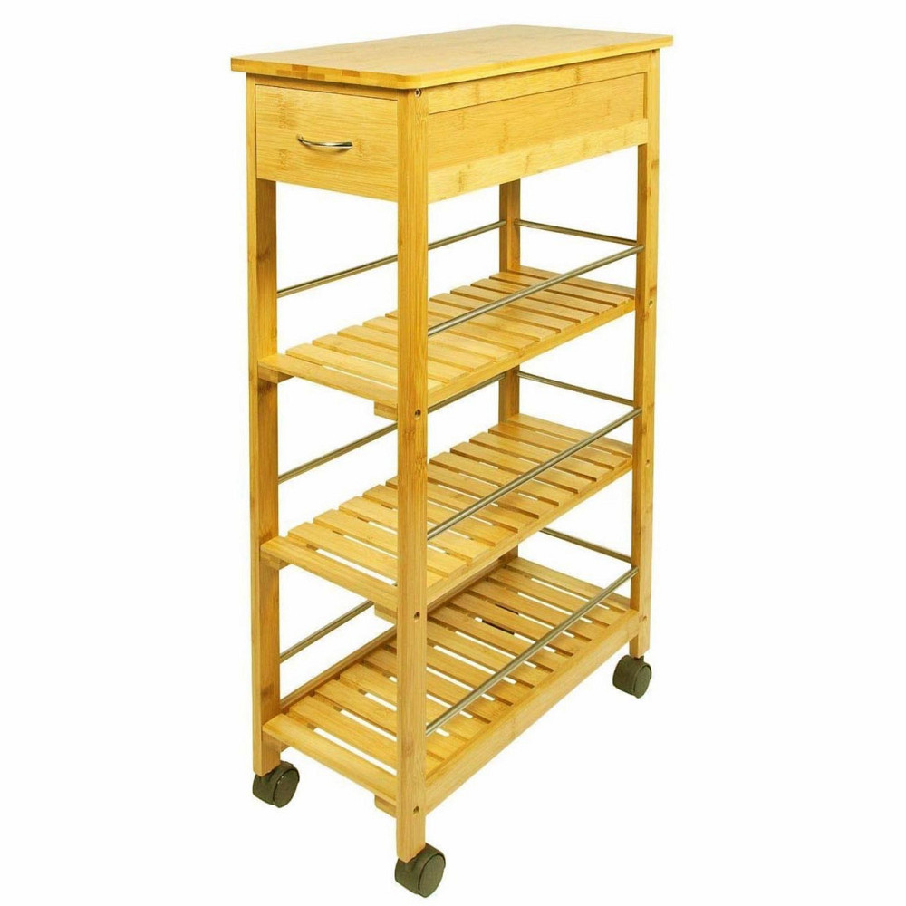 Етажерка для ванної на коліщатах "Мейнард" каррі Миколаїв - фото 1