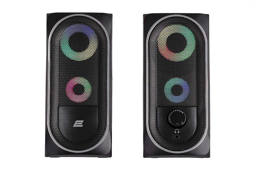 Акустична система 2E PCS234 RGB, 2.0, USB, Black Київ - фото 6