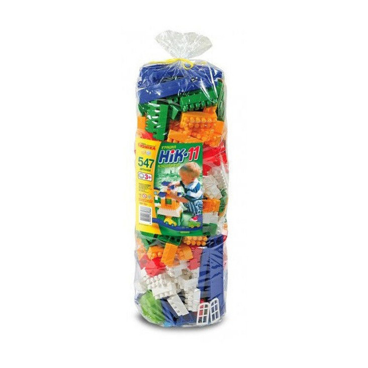 Конструктор дитячий "НІК-11" 70989, 547 деталей, паяний пакет Вінниця - фото 1