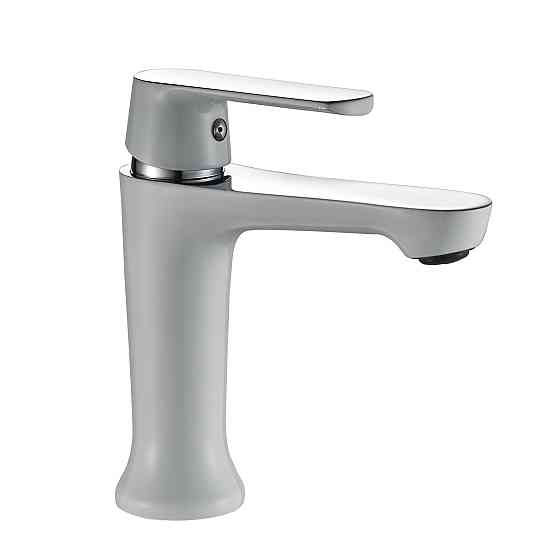 Змішувач для умивальника Globus Lux Laguna GLA-0401-7-WHITE Луцк