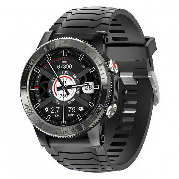 Мужские умные наручные часы North Edge XTrek с компасом (Черные) Винница - изображение 1