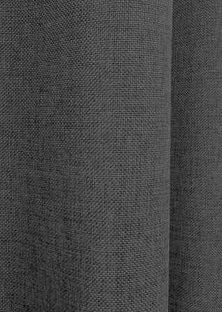 Комплект готовых штор VR-Textil Лен Лён Мешковина № 1140ш Графитовый 150х270 см 2 шт (30-961) Киев