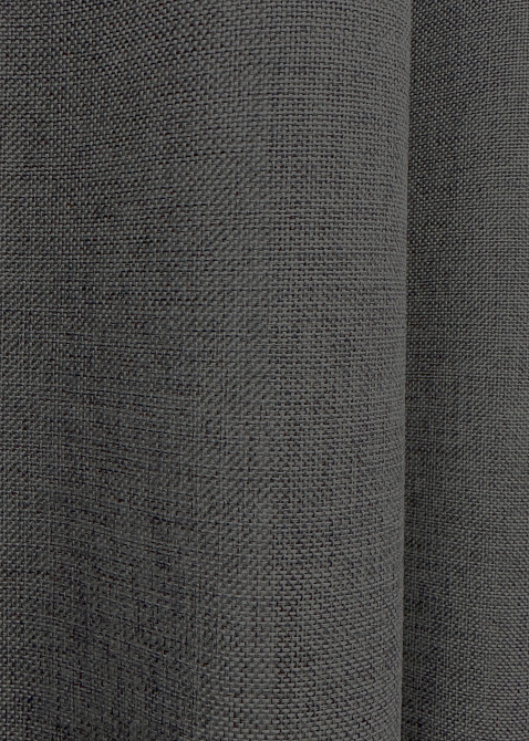 Комплект готовых штор VR-Textil Лен Лён Мешковина № 1140ш Графитовый 150х270 см 2 шт (30-961) Киев - изображение 6