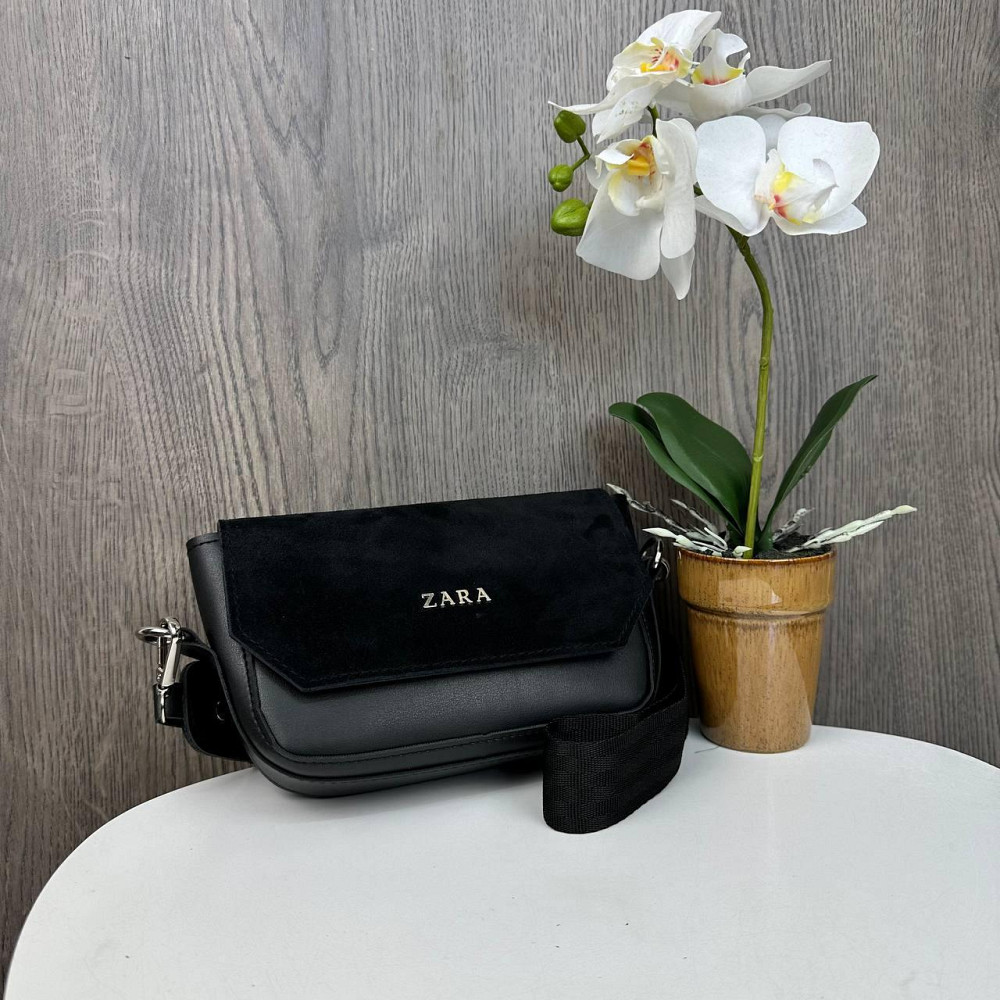 Маленька жіноча сумочка клатч замшева стиль Зара, міні сумка на плече Zara ( 22172 ) Харьков - изображение 7