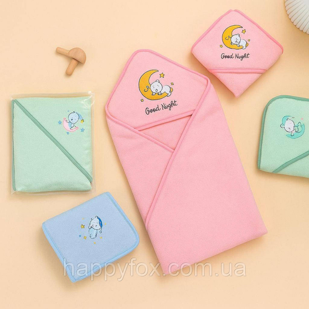 Дитячий рушник із капюшоном для купання. Львів - фото 1
