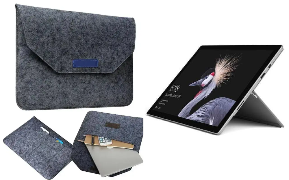Сумка Wool із войлока для планшета Microsoft Surface Pro 2, Pro 3, Pro 4 Київ - фото 1